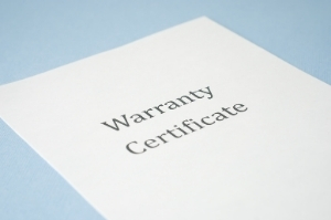 Warranty certificate in San Jose