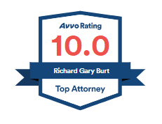 Avvo-badge-for-Richard-Burt Here's an alt tag for the image in under 8 words: Avvo Rating: Richard Gary Burt, Top Attorney 10.0